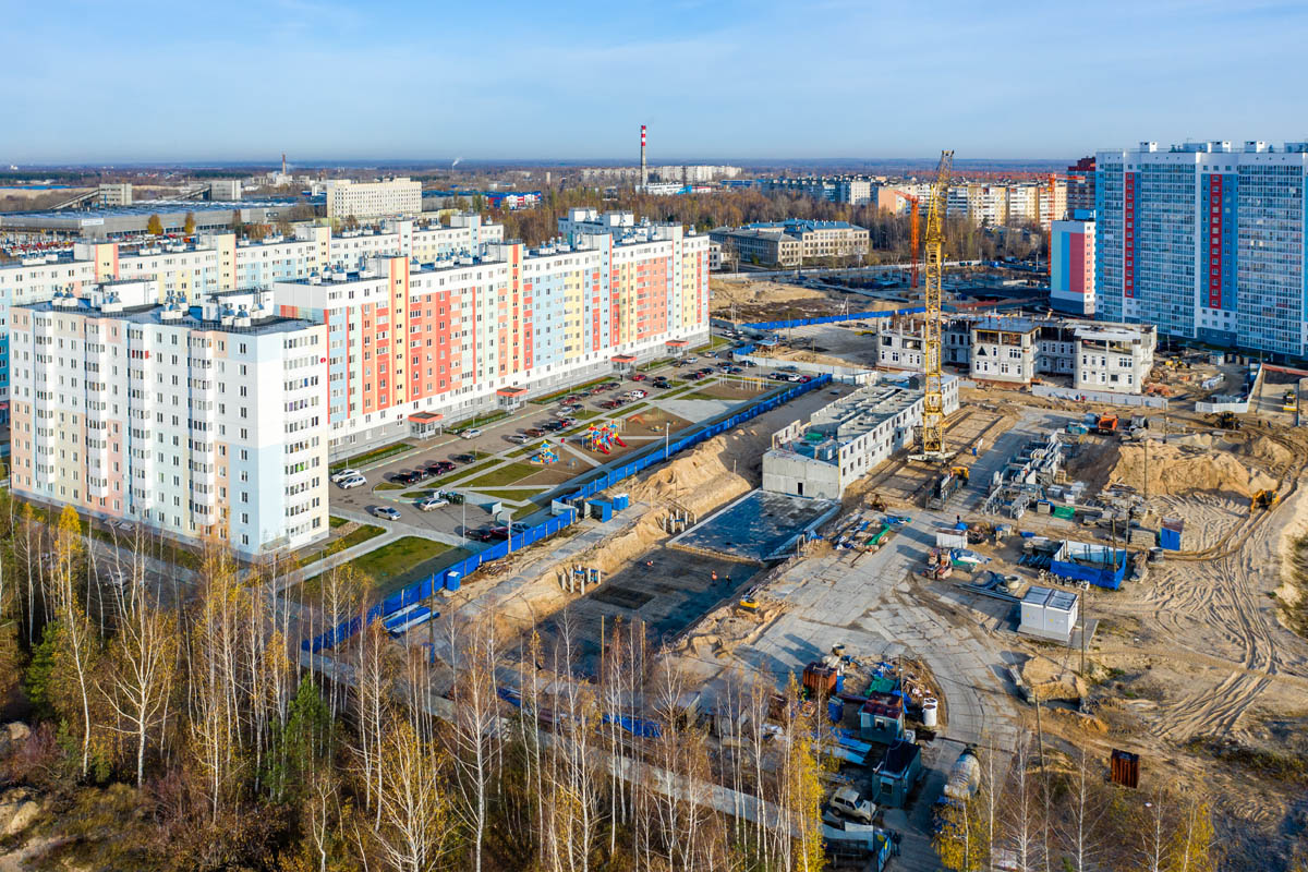 Корабли нн просп кораблестроителей 42 фото Ход строительства. ЖК "Корабли". Ноябрь 2020 фото